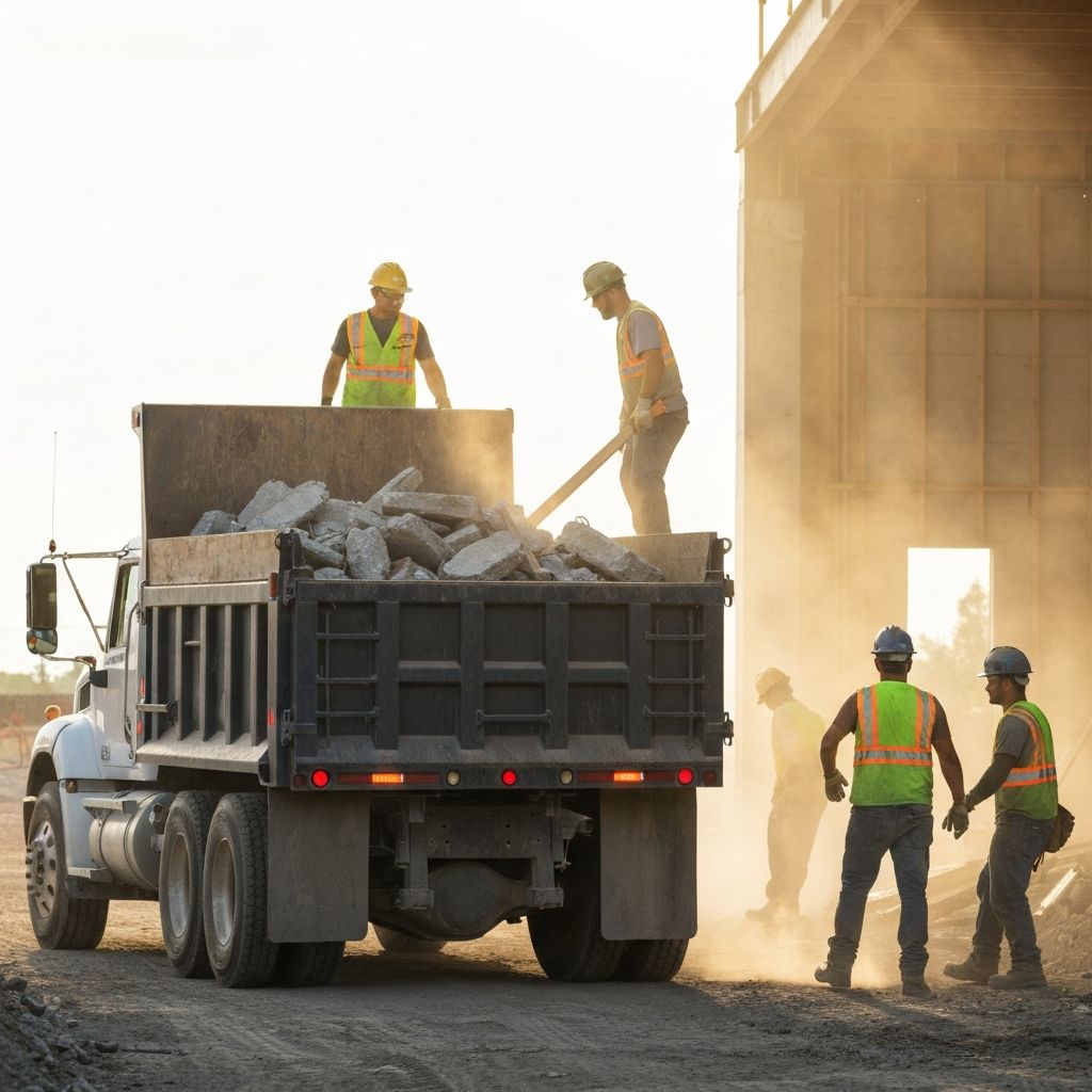 Jobsite cleanup and debris removal in the Treasure Valley